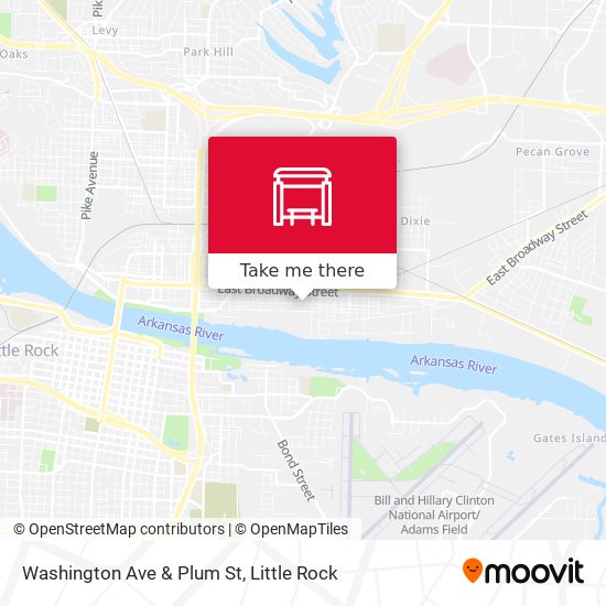 Mapa de Washington Ave & Plum St