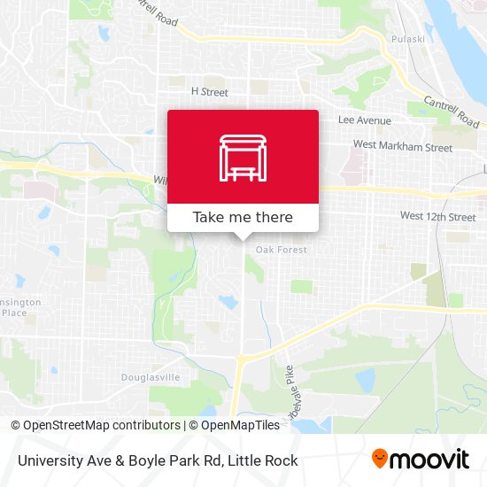 Mapa de University Ave & Boyle Park Rd