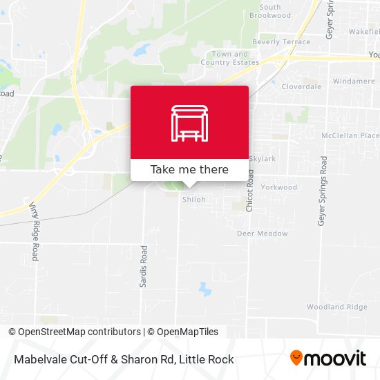 Mabelvale Cut-Off & Sharon Rd map