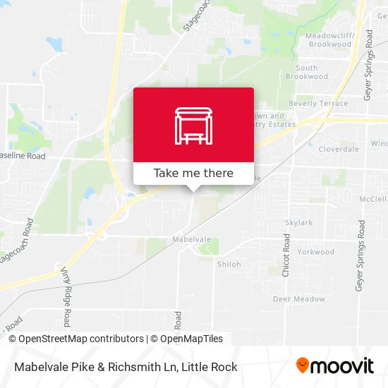 Mapa de Mabelvale Pike & Richsmith Ln