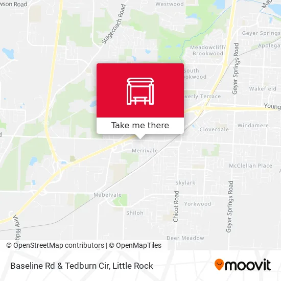 Baseline Rd & Tedburn Cir map