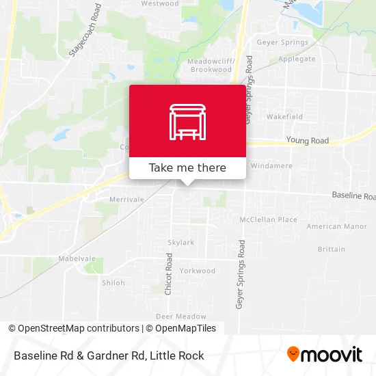 Mapa de Baseline Rd & Gardner Rd