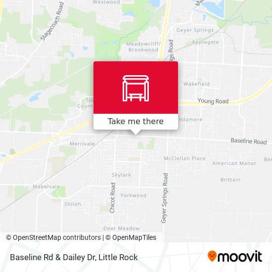 Baseline Rd & Dailey Dr map