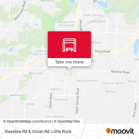 Mapa de Baseline Rd & Oman Rd