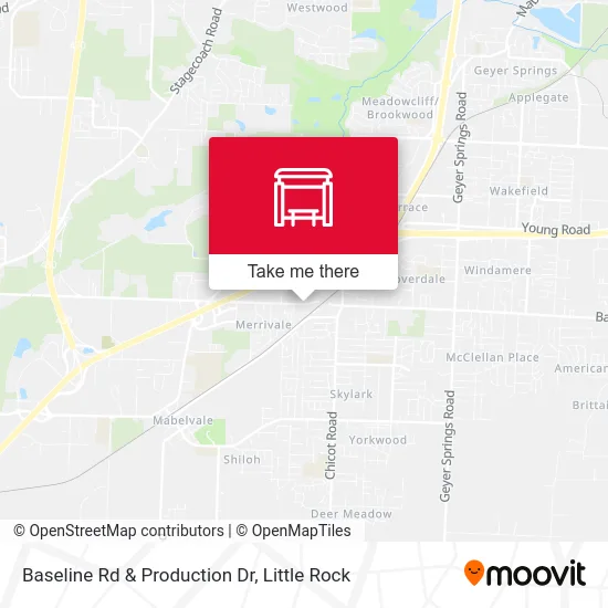 Baseline Rd & Production Dr map