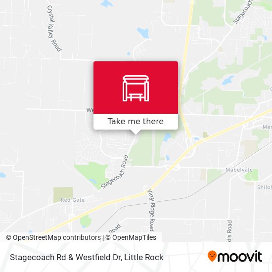 Stagecoach Rd & Westfield Dr map