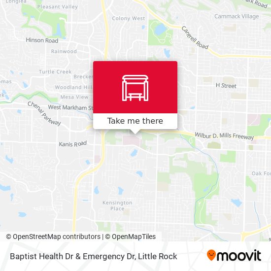 Mapa de Baptist Health Dr & Emergency Dr