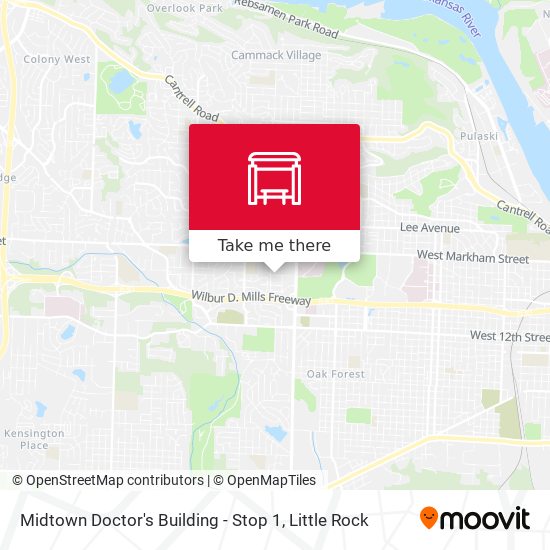 Mapa de Midtown Doctor's Building - Stop 1