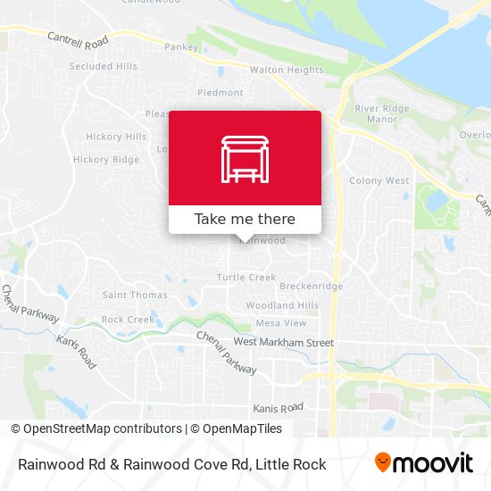 Mapa de Rainwood Rd & Rainwood Cove Rd