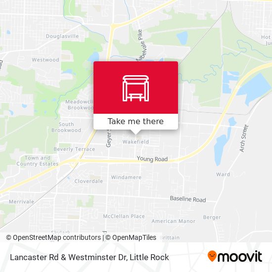 Lancaster Rd & Westminster Dr map