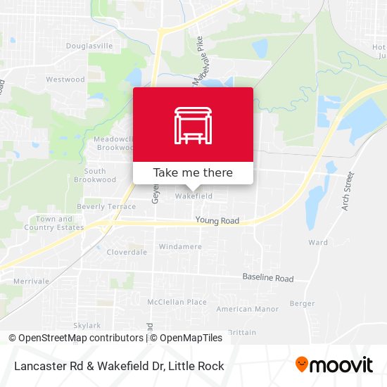 Lancaster Rd & Wakefield Dr map