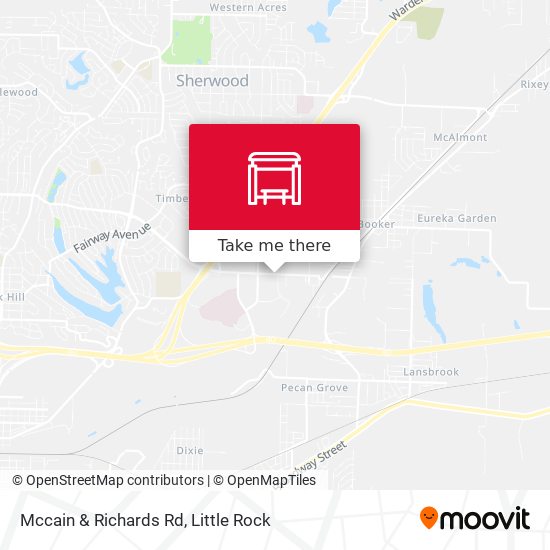 Mccain & Richards Rd map