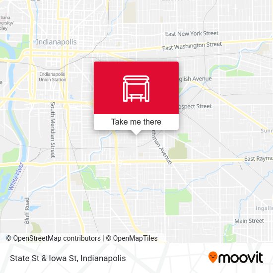 State St & Iowa St map