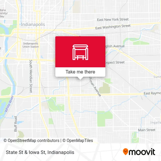 State St & Iowa St map