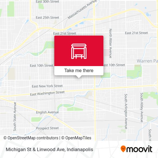 Mapa de Michigan St & Linwood Ave