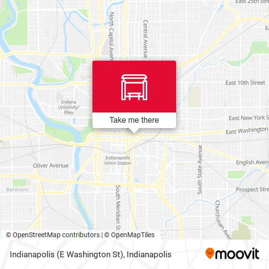 Indianapolis (E Washington St) map