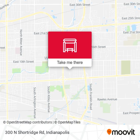 300 N Shortridge Rd map