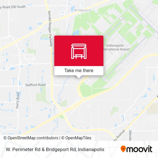 Mapa de W. Perimeter Rd & Bridgeport Rd