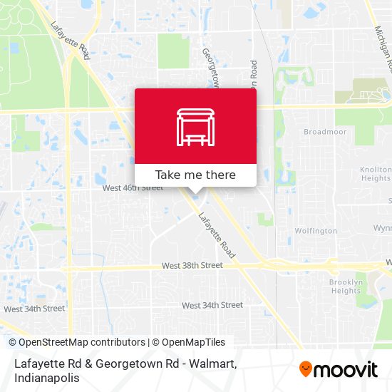 Lafayette Rd & Georgetown Rd - Walmart map