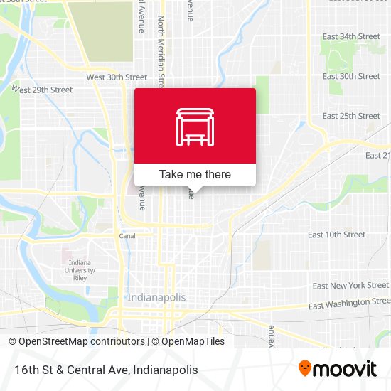 16th St & Central Ave map
