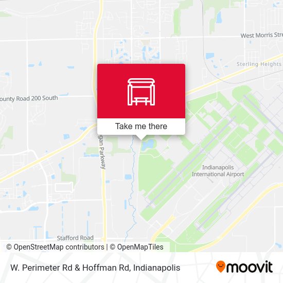 W. Perimeter Rd & Hoffman Rd map