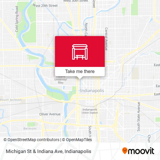 Mapa de Michigan St & Indiana Ave