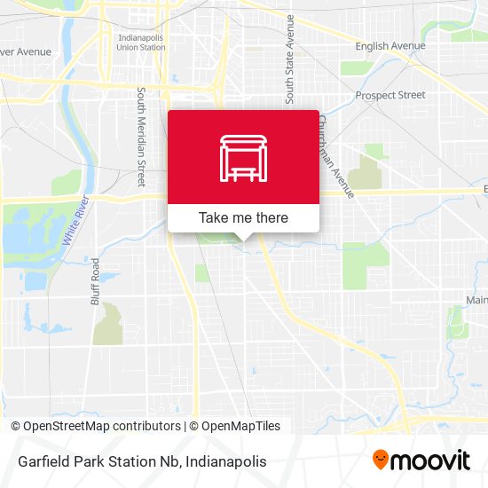 Mapa de Garfield Park Station Nb