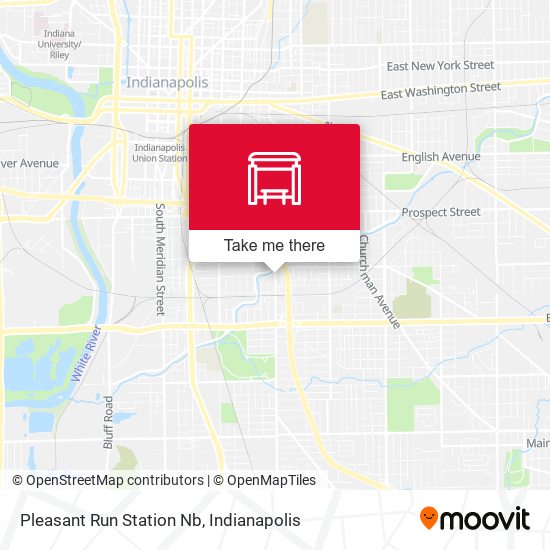 Mapa de Pleasant Run Station Nb