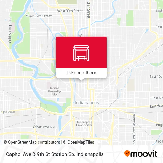 Mapa de Capitol Ave & 9th St Station Sb