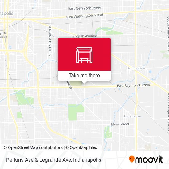 Perkins Ave & Legrande Ave map