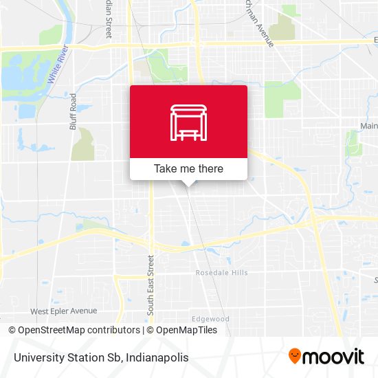Mapa de University Station Sb