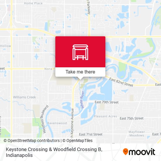 Keystone Crossing & Woodfield Crossing B map
