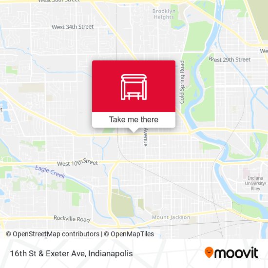 Mapa de 16th St & Exeter Ave