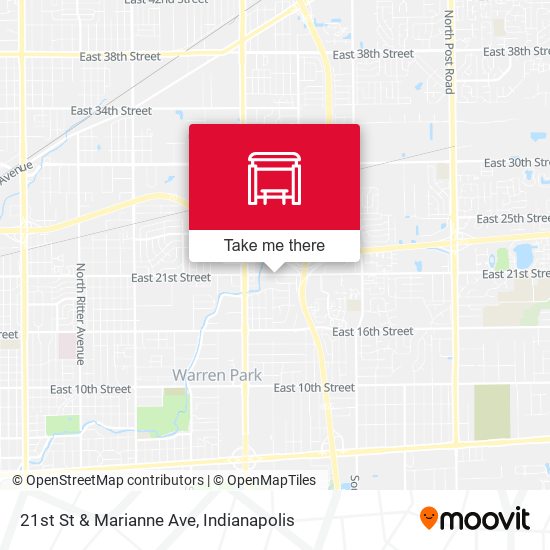21st St & Marianne Ave map