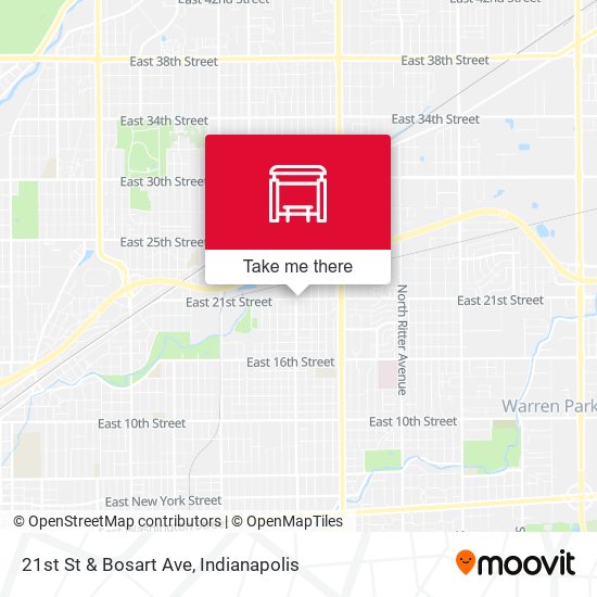 Mapa de 21st St & Bosart Ave