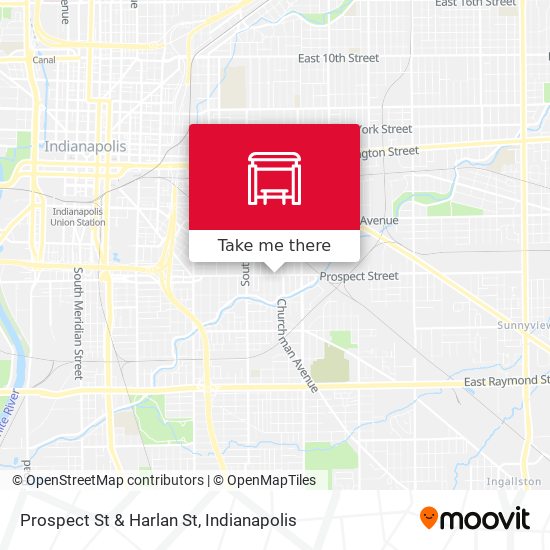 Mapa de Prospect St & Harlan St
