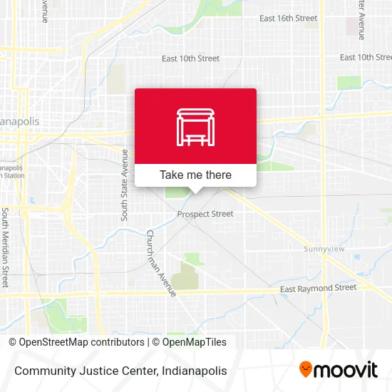 Mapa de Community Justice Center