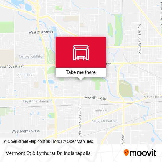 Vermont St & Lynhurst Dr map