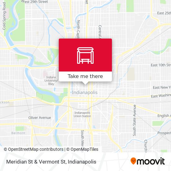 Mapa de Meridian St & Vermont St