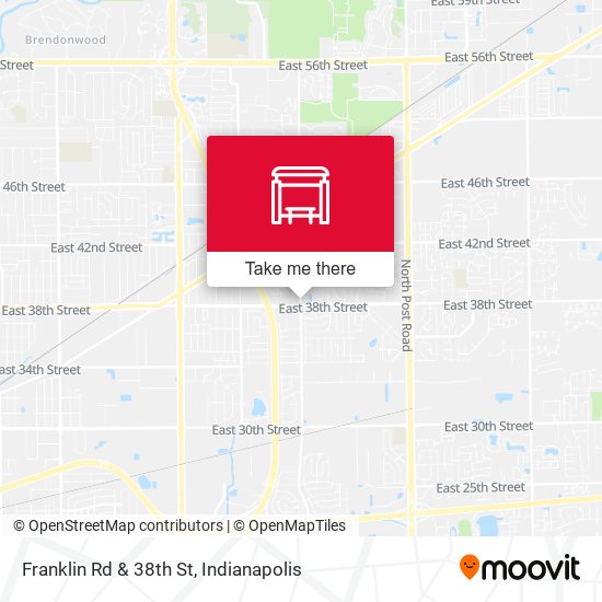 Franklin Rd & 38th St map