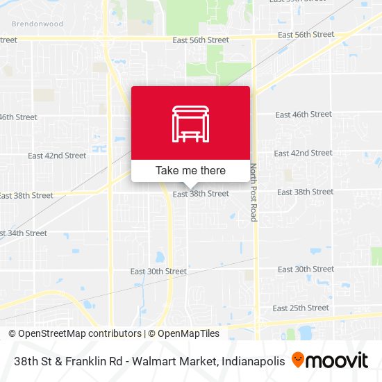 38th St & Franklin Rd - Walmart Market map