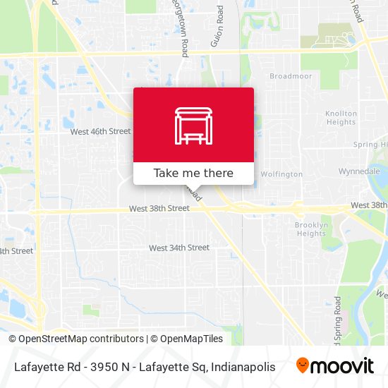 Lafayette Rd - 3950 N - Lafayette Sq map