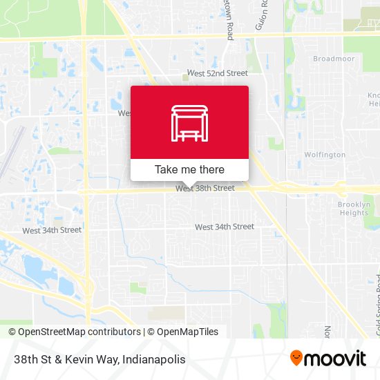 Mapa de 38th St & Kevin Way