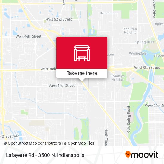 Lafayette Rd - 3500 N map