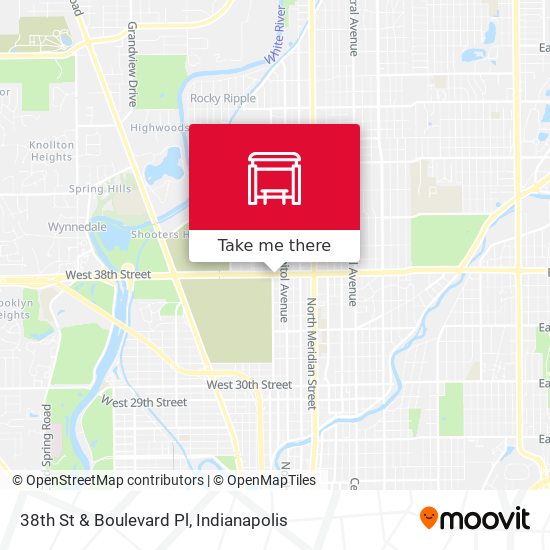Mapa de 38th St & Boulevard Pl