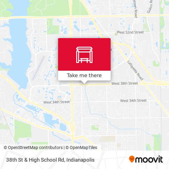 Mapa de 38th St & High School Rd