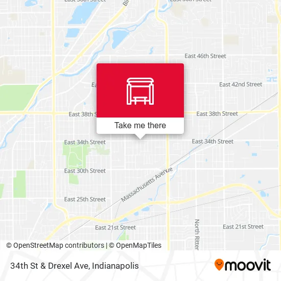 34th St & Drexel Ave map