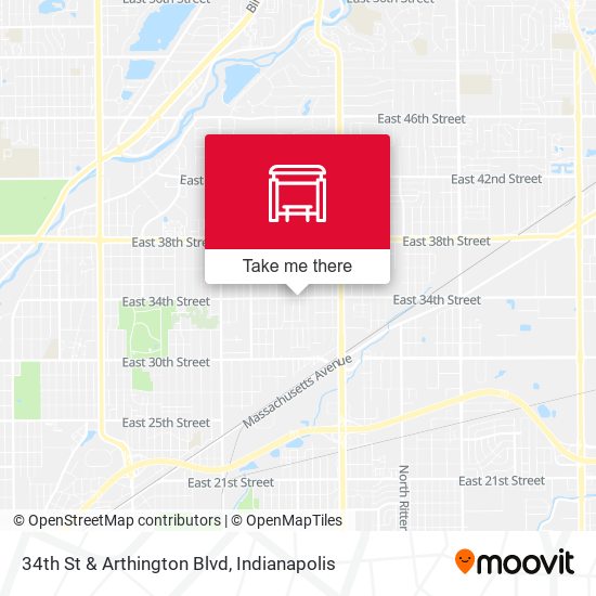 34th St & Arthington Blvd map