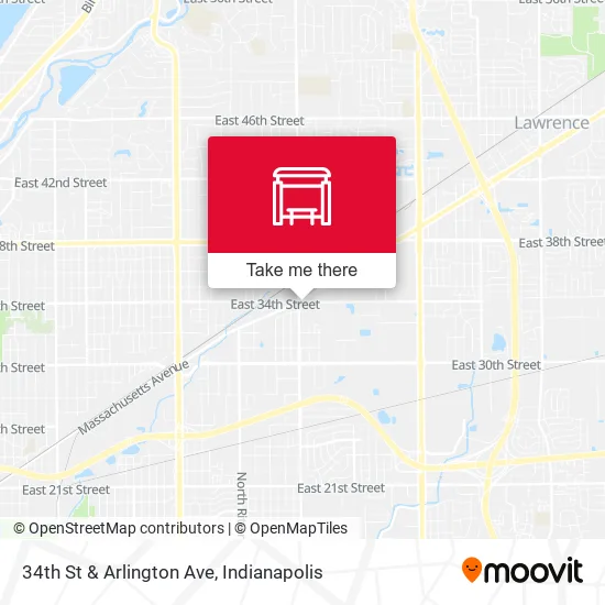 Mapa de 34th St & Arlington Ave