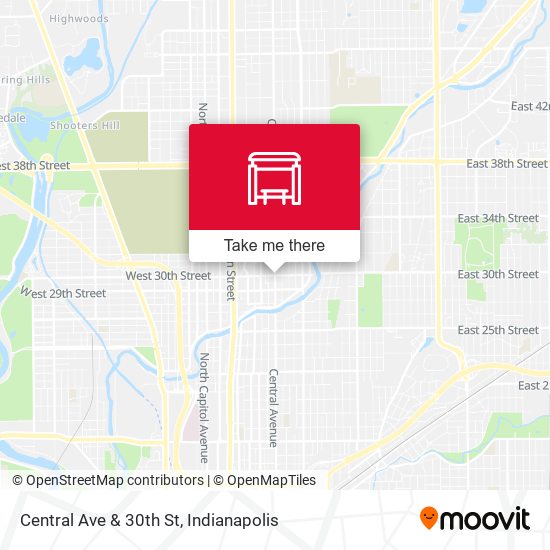 Central Ave & 30th St map